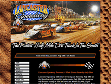 Tablet Screenshot of lancastersuperspeedway.com